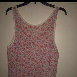 Floral tank top